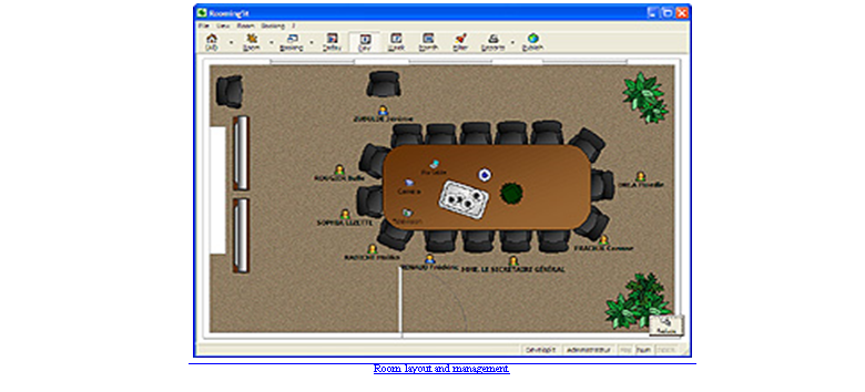 Zone de Texte: ￼
Room layout and management